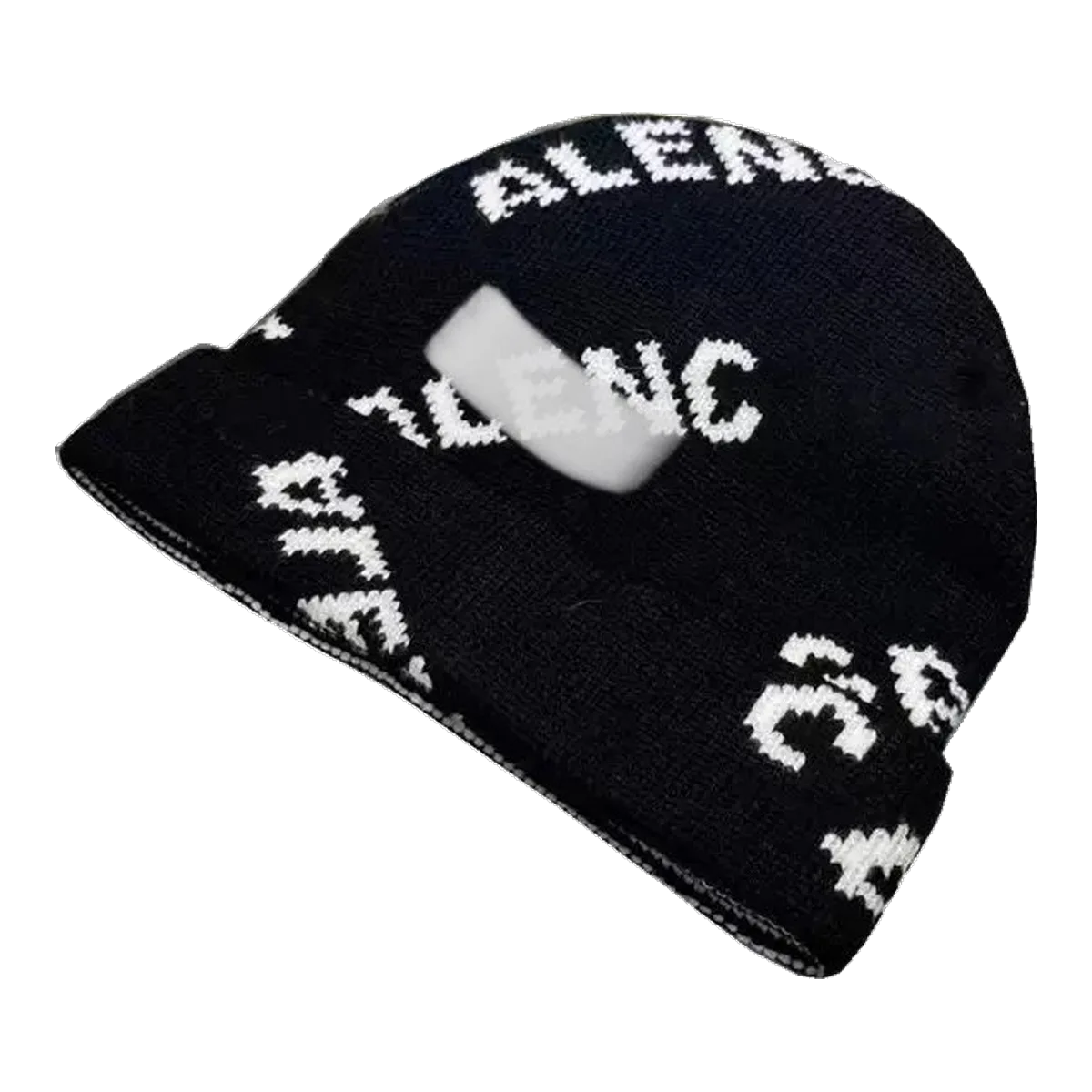 Balenciaga Logo Beanie Navy