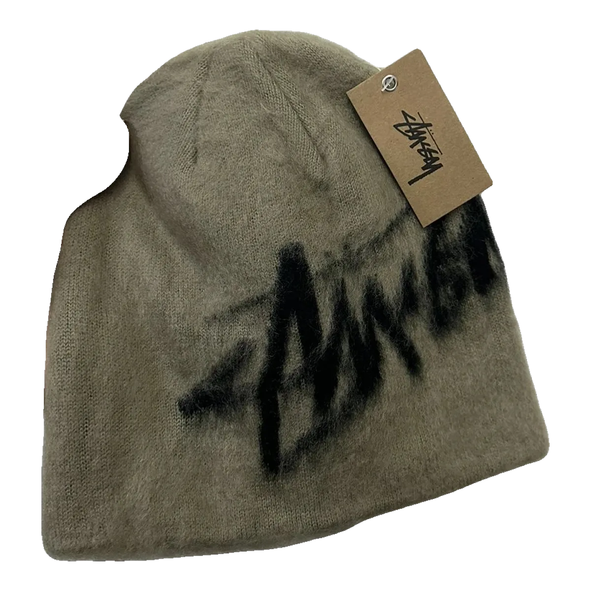 Stussy Olive Script Beanie