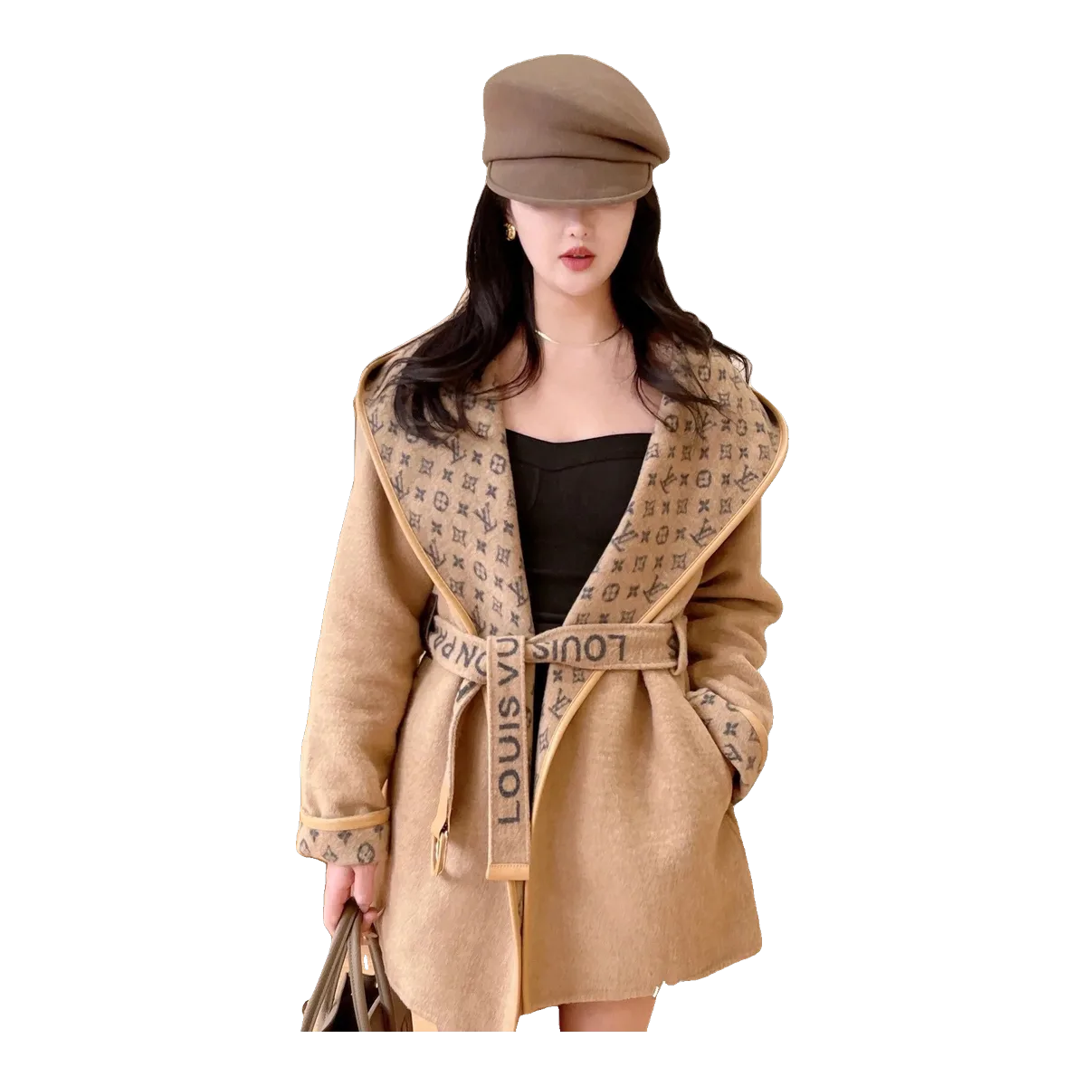 Louis Vuitton Coat Tan