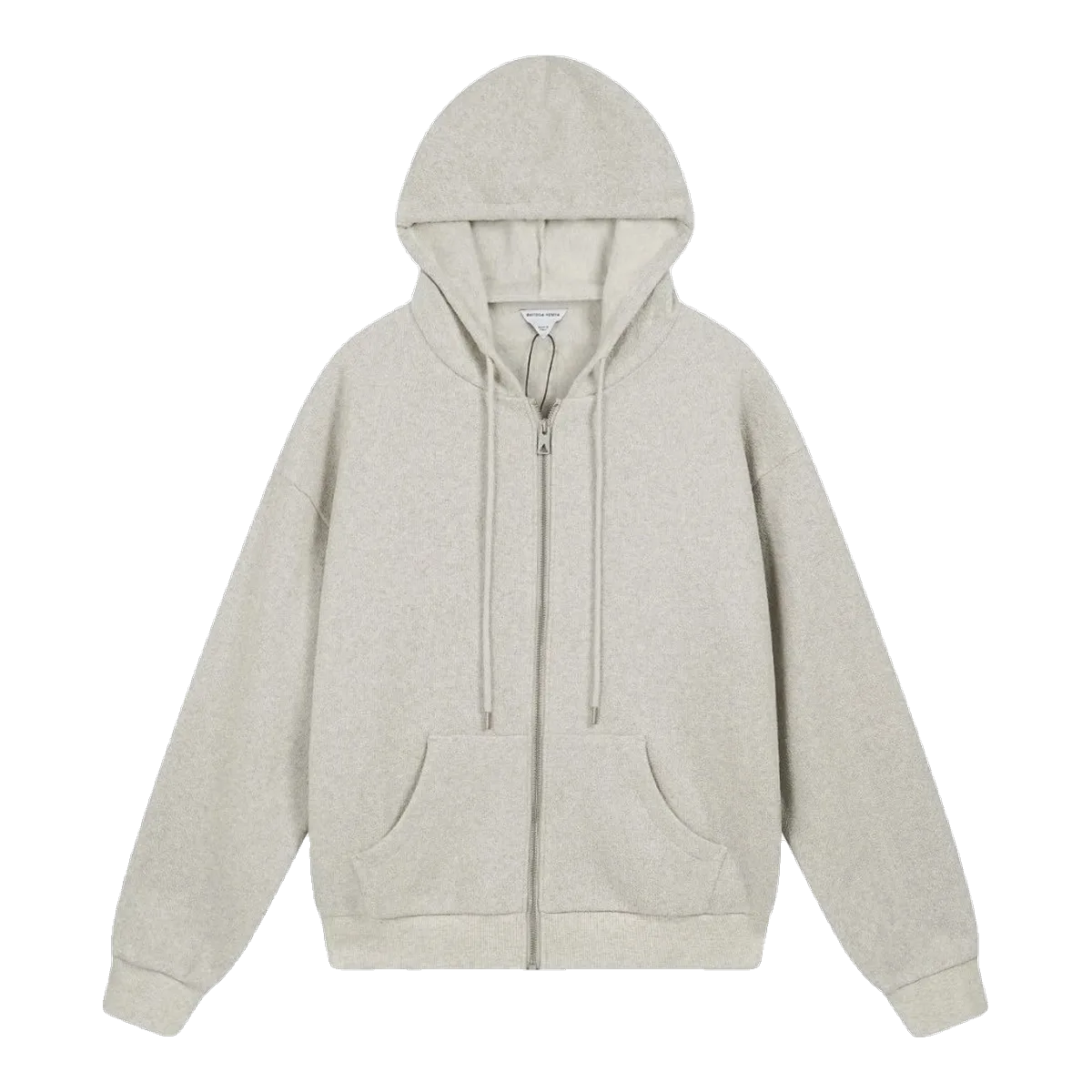 Bottega Veneta Cream Zip Hoodie