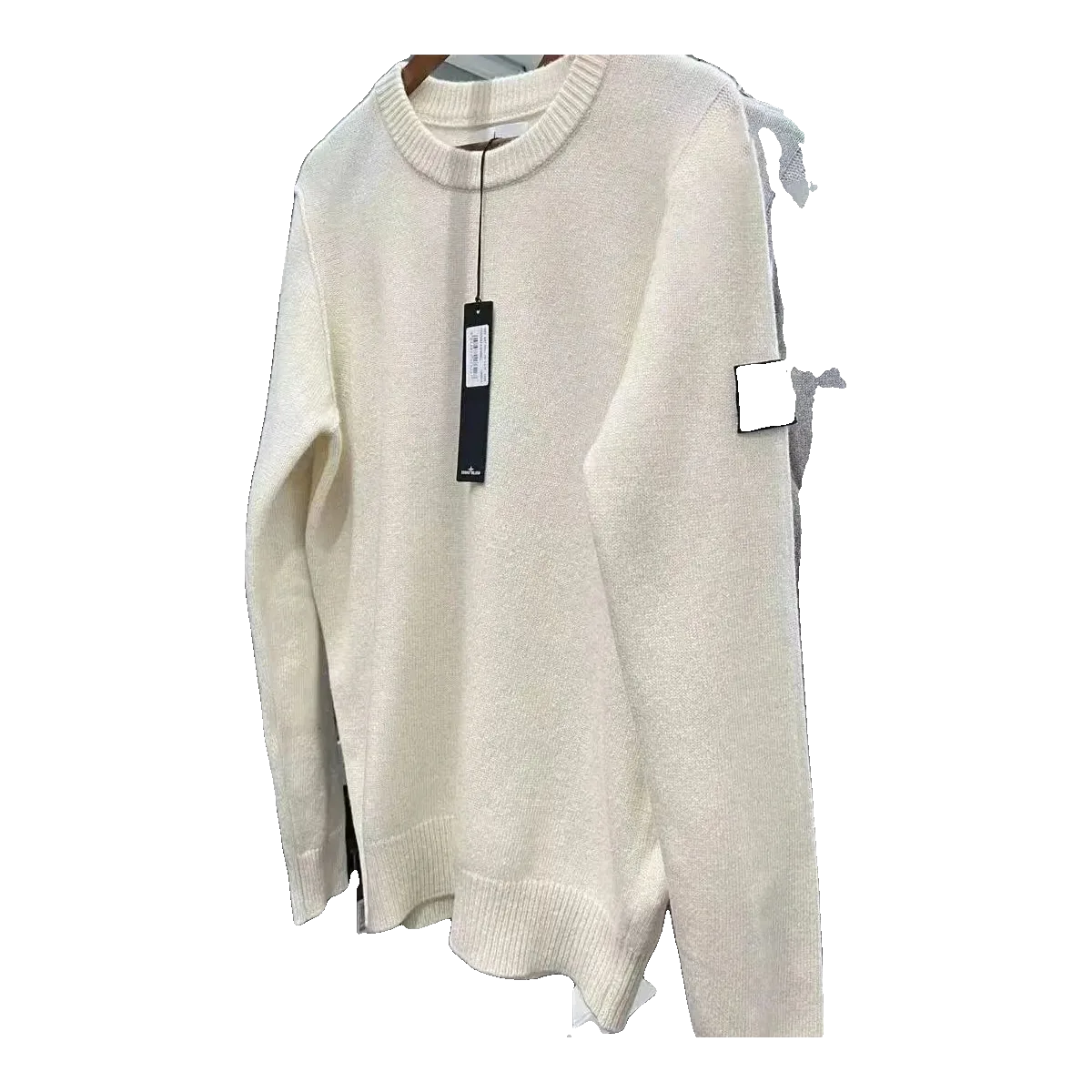 Stone Island Fleece Sweater Cream
