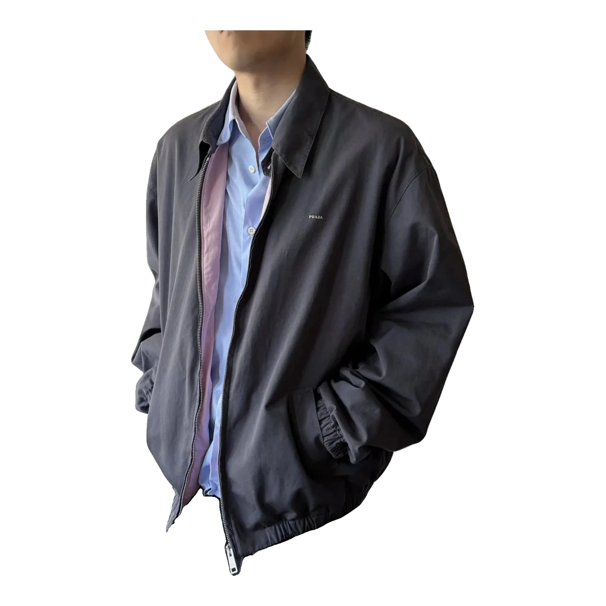 Prada Black Bomber Jacket