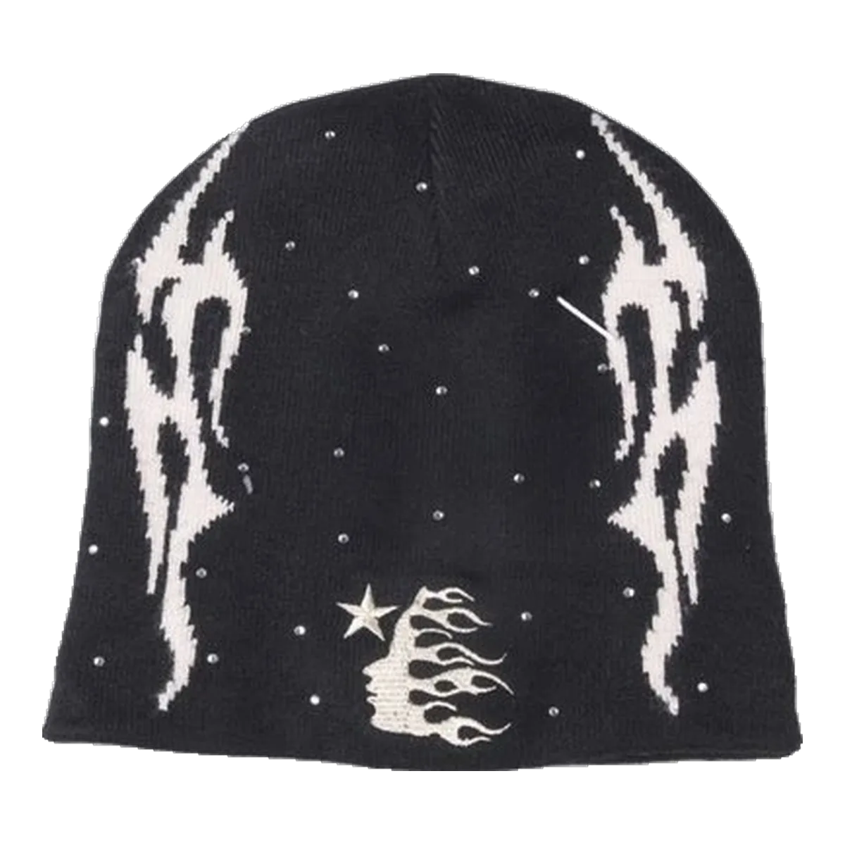 Hellstar Flame Beanie Black