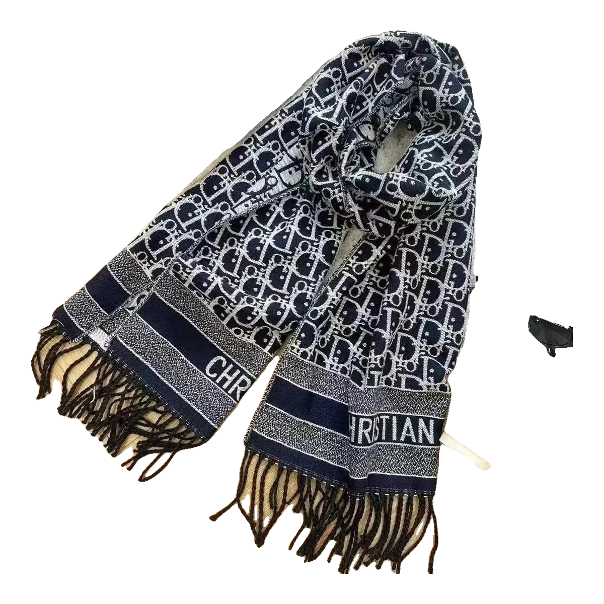 Dior Blue Oblique Scarf