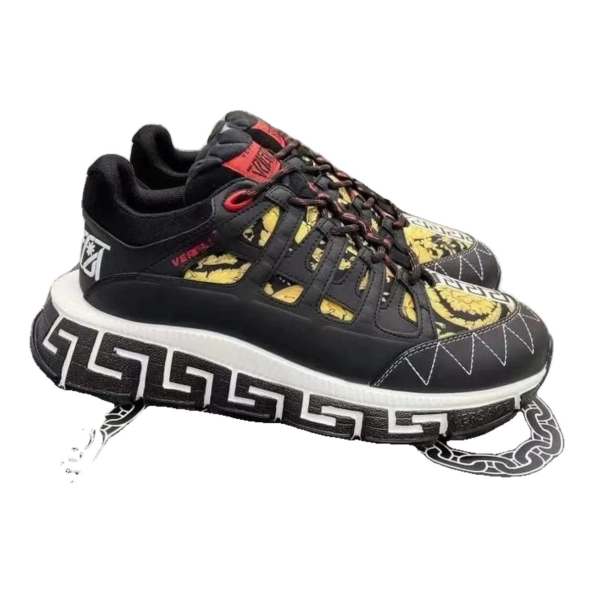 Versace Sneakers Black Gold