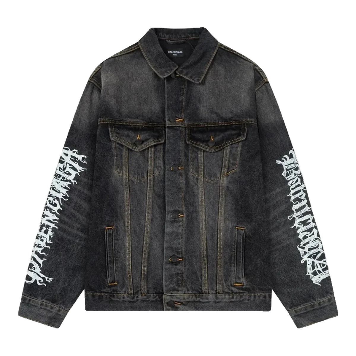 Balenciaga Denim Jacket Black