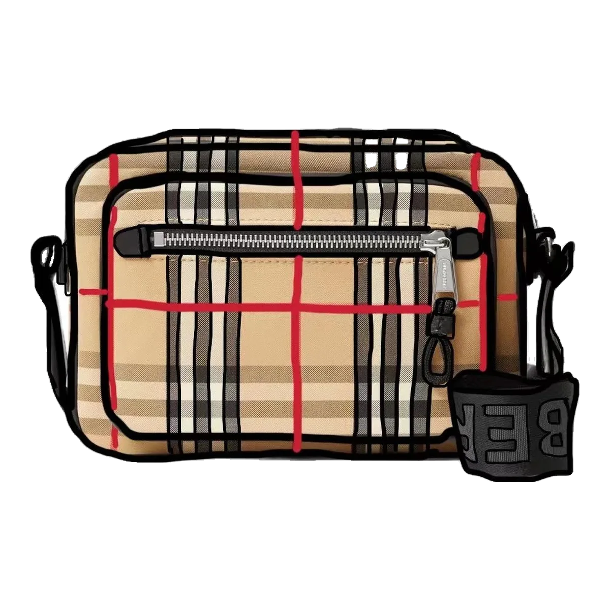 Burberry Check Crossbody Bag