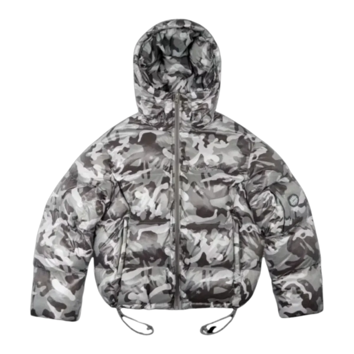 Broken Planet Camo Puffer Jacket Grey