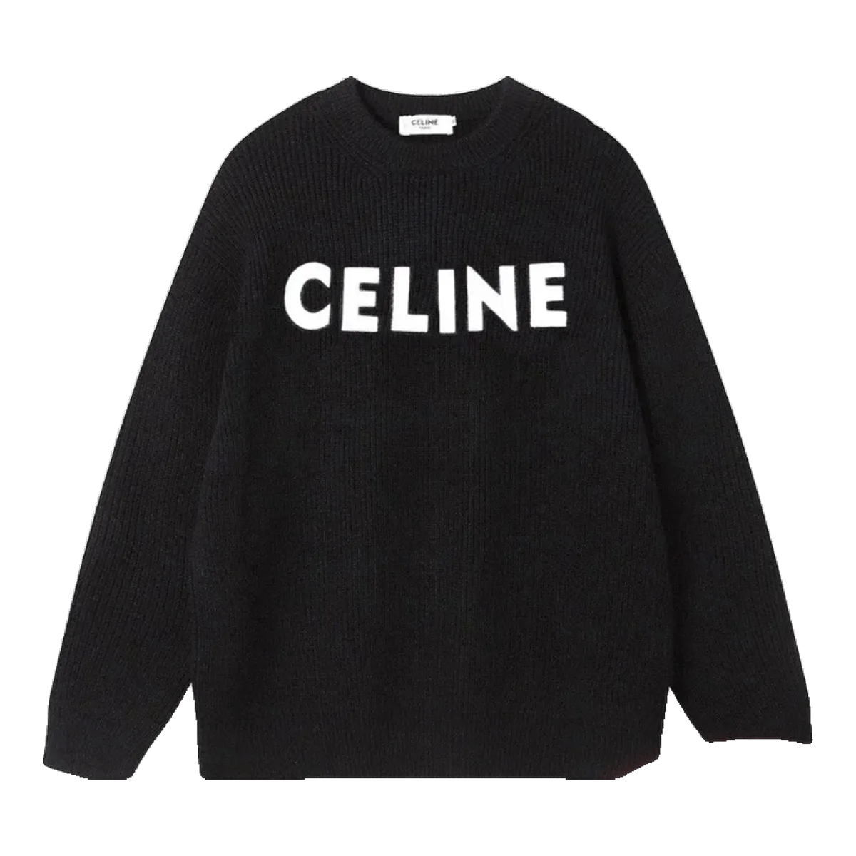 Celine Black Logo Sweatshirt