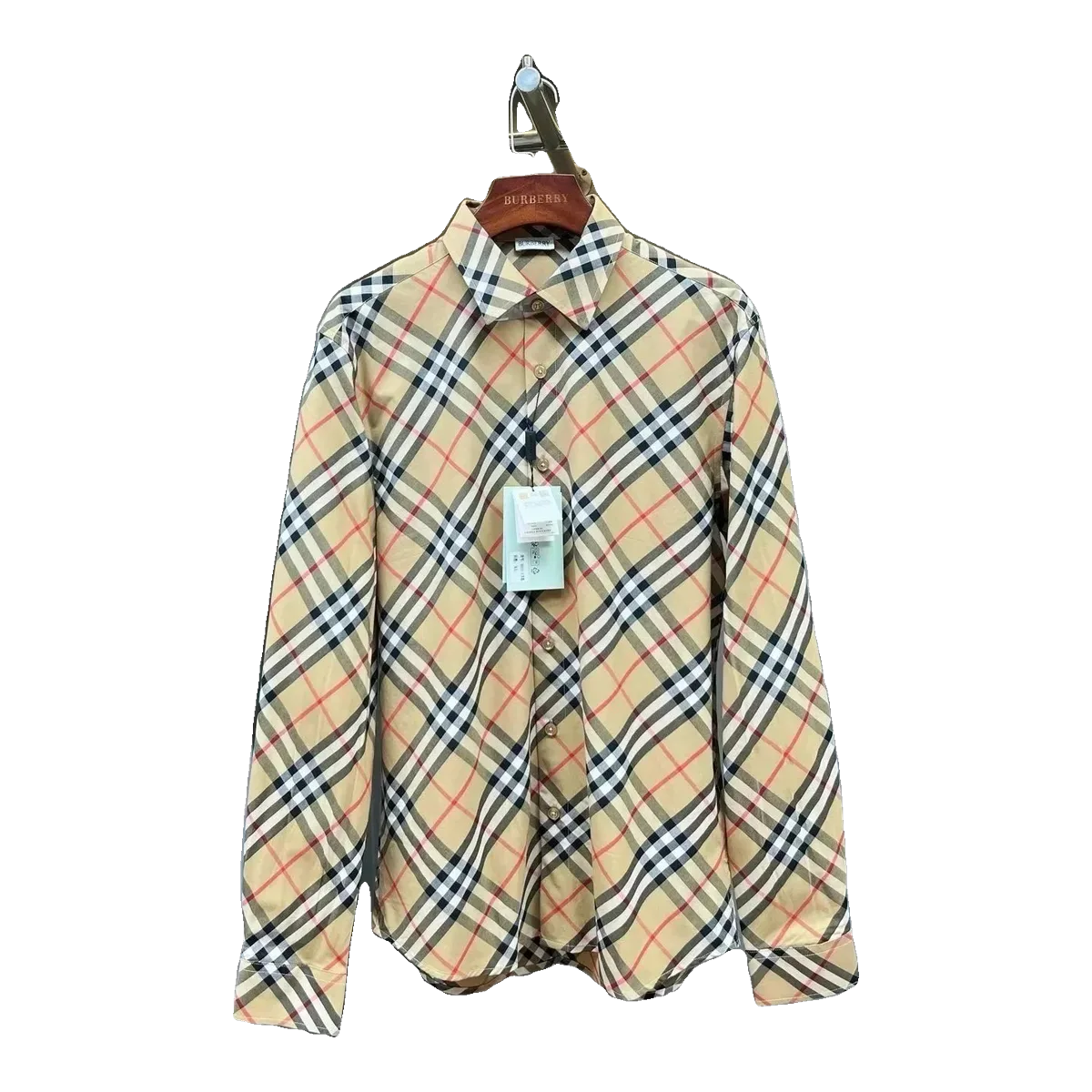 Burberry Check Shirt Beige