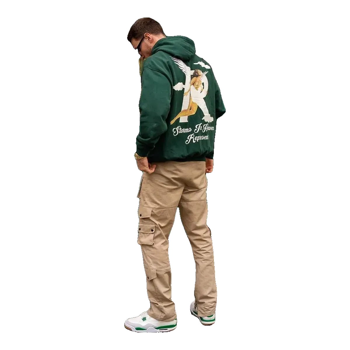 Represent Green Hoodie