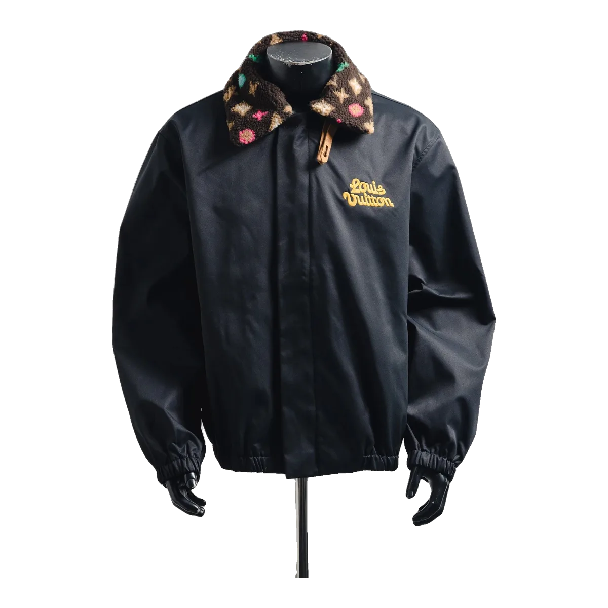 Louis Vuitton Black Floral Jacket