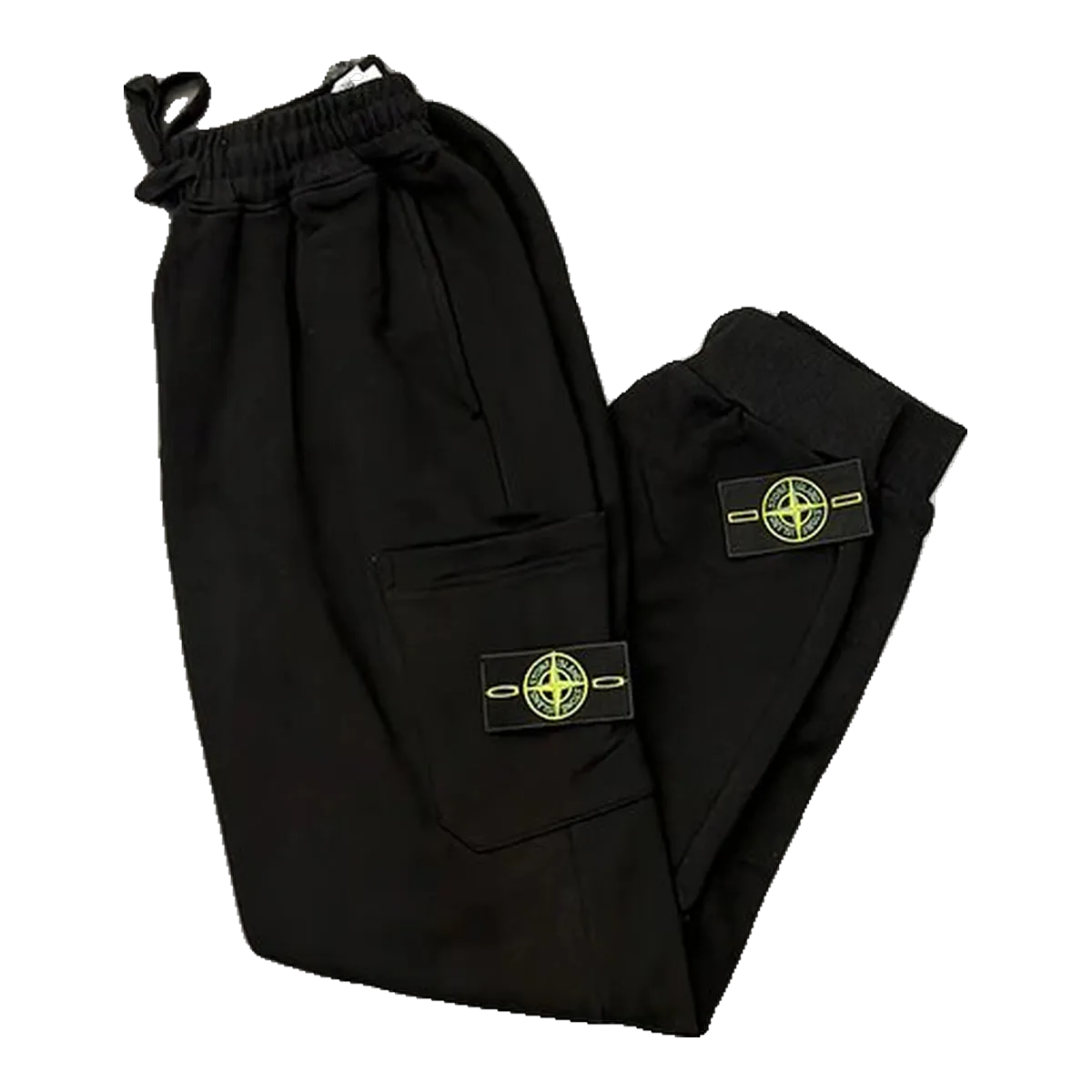Stone Island Cargo Trousers Black