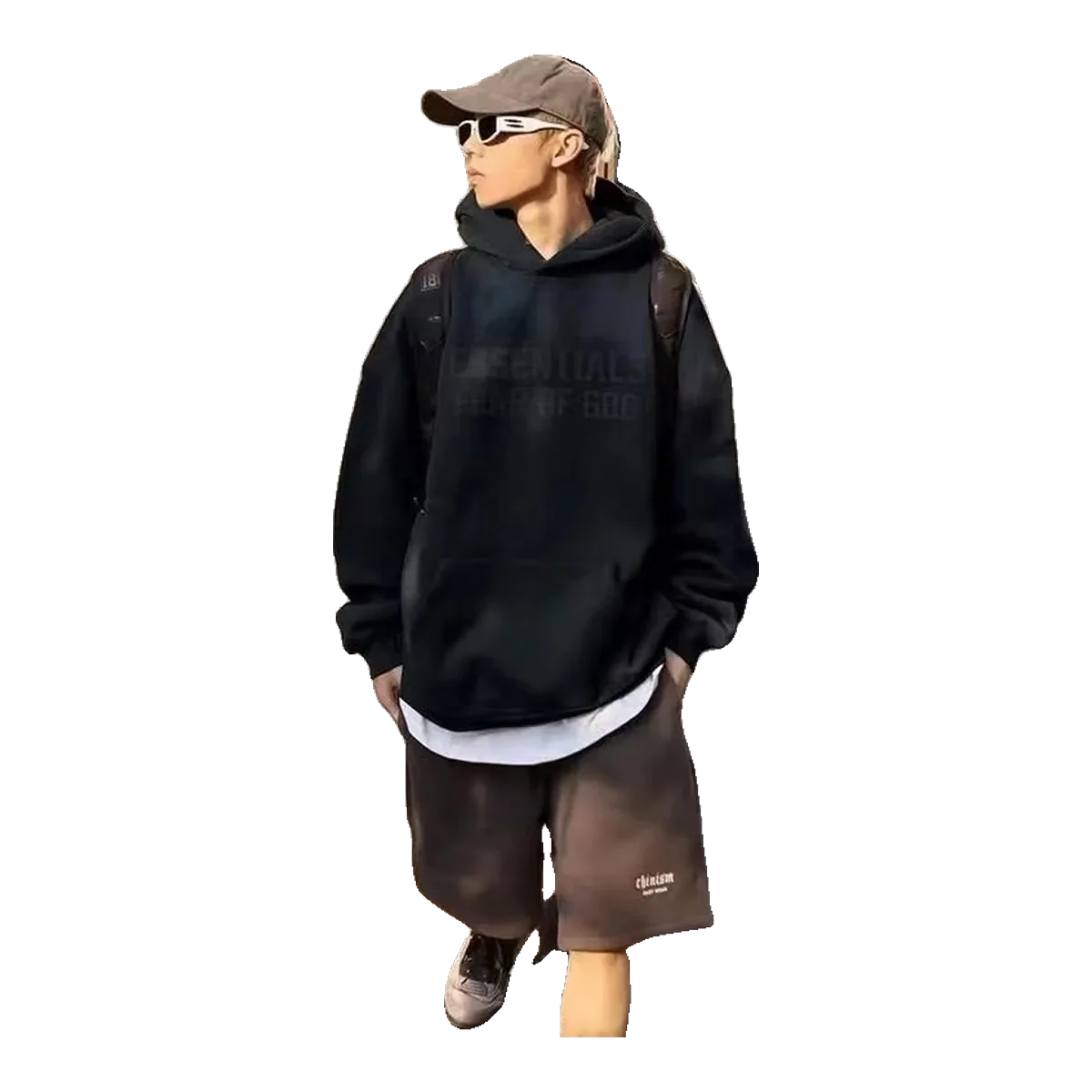 Essentials Black Hoodie