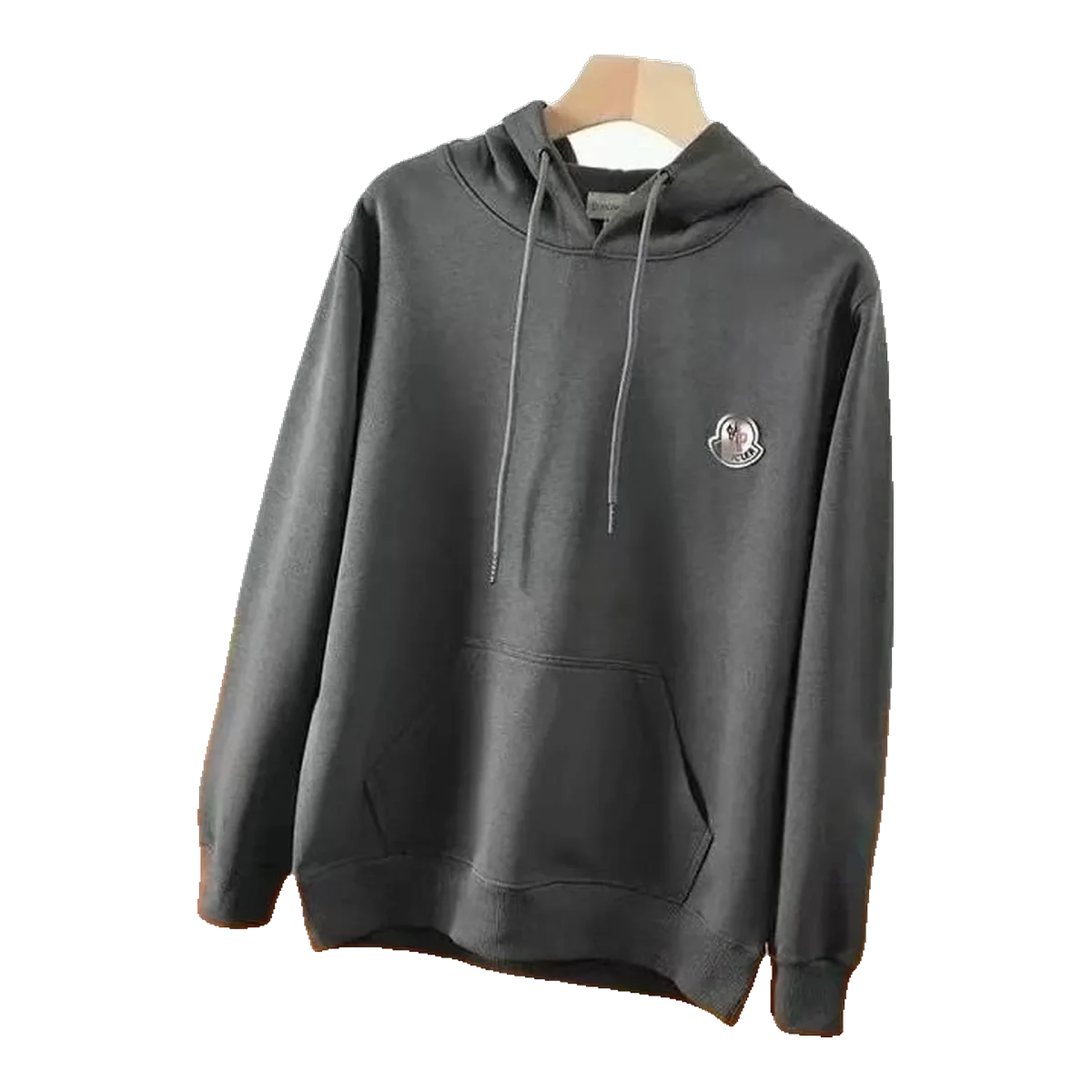 Moncler Zip Hoodie Grey