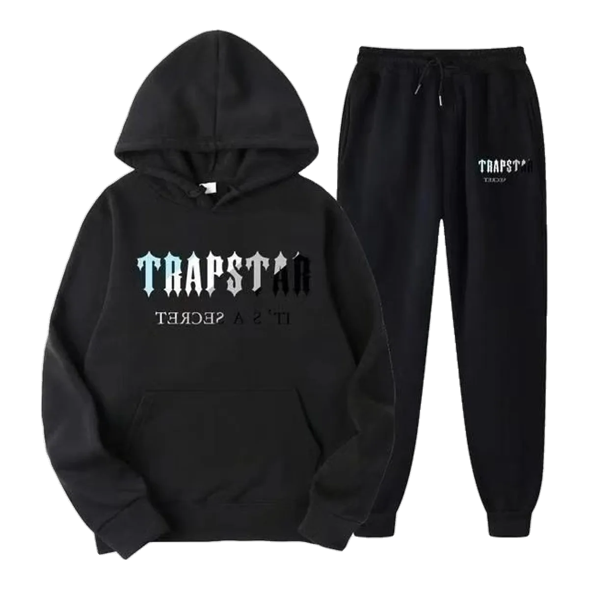 Trapstar Black Logo Tracksuit