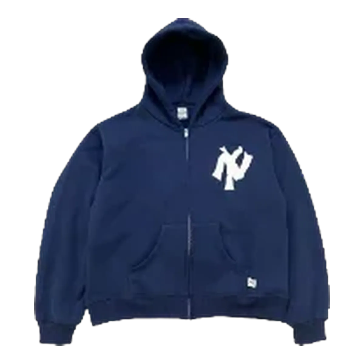Akimbo Zip-Up Hoodie Navy