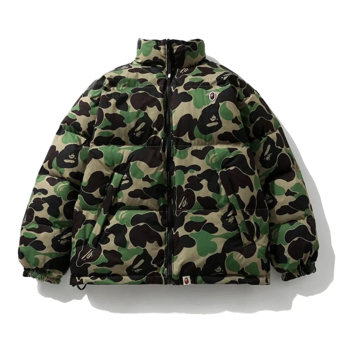 Bape Green Camo Puffer