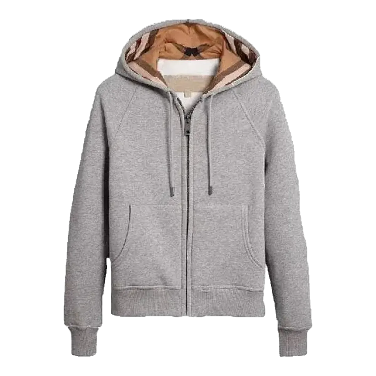 Burberry Zip Hoodie Grey