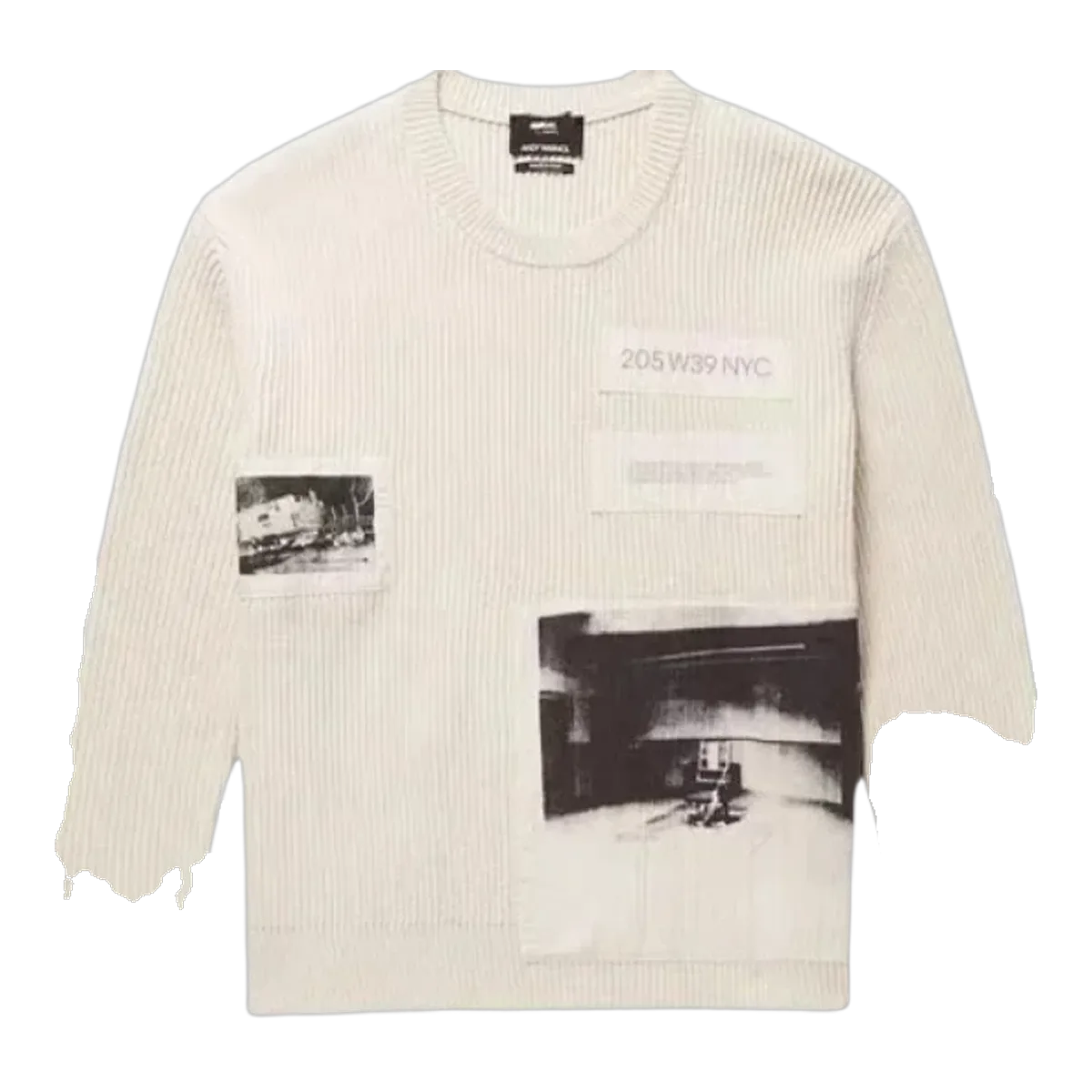 Raf Simons Cream Patch Sweatshirt