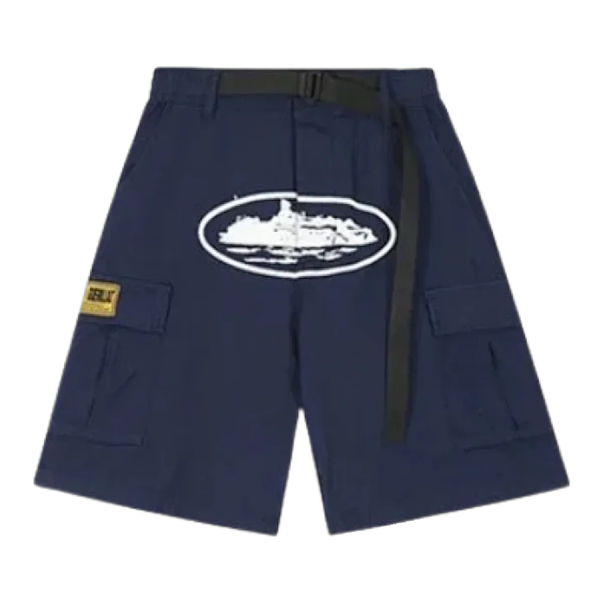 Corteiz Navy Cargo Shorts