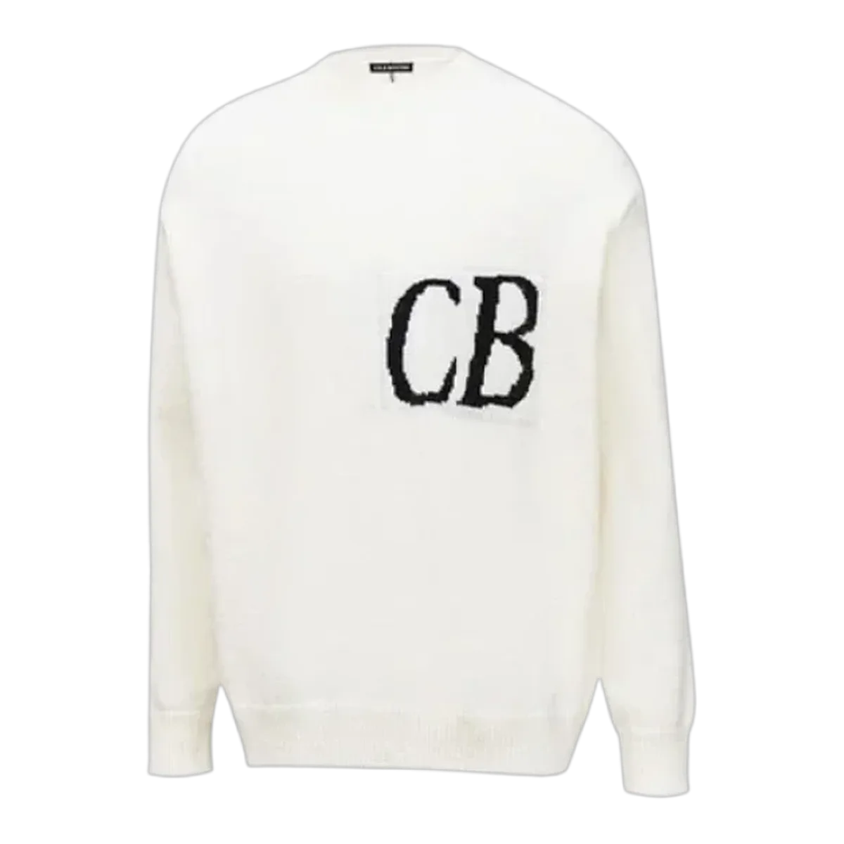 Cole Buxton White CB Sweater