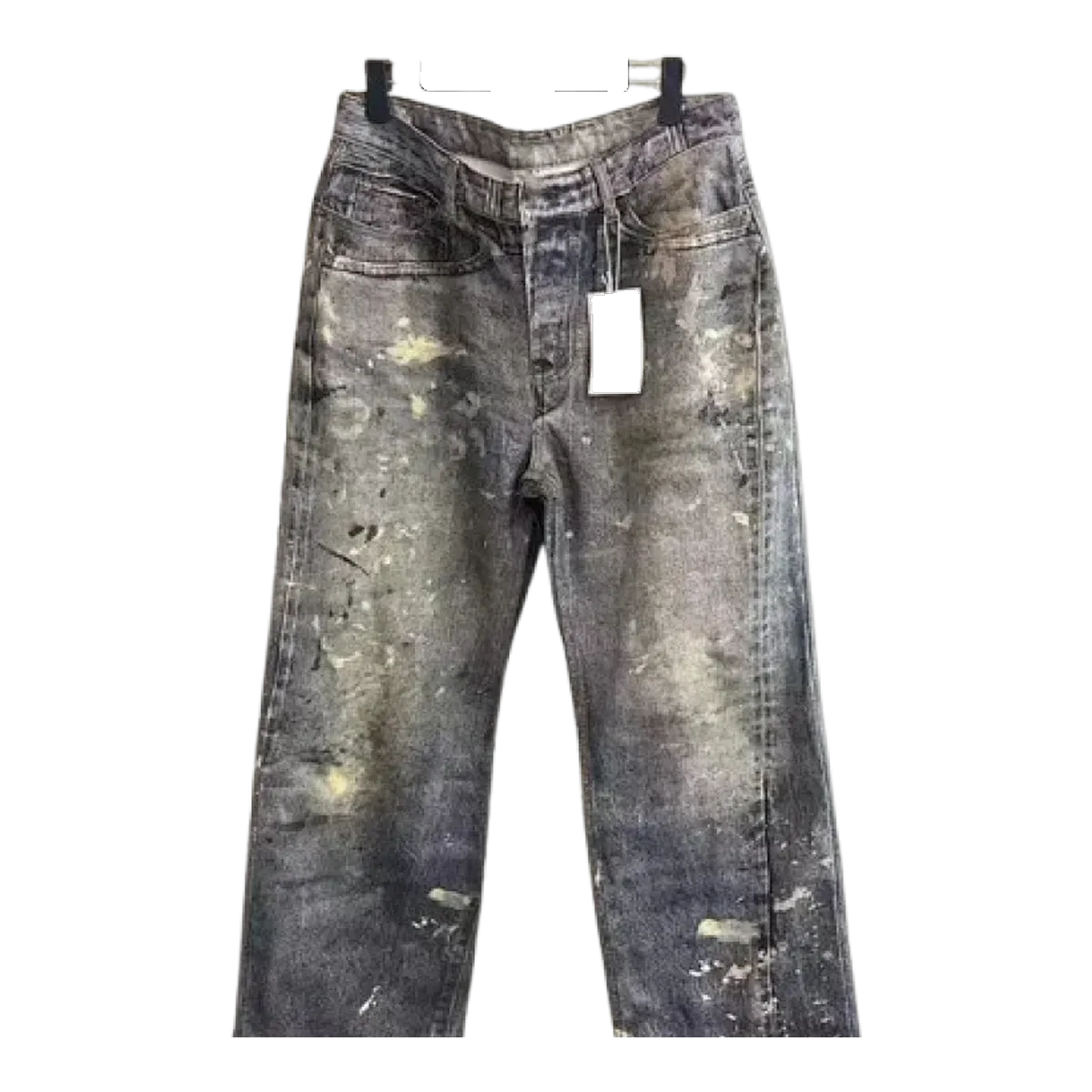 Acne Studios Grey Distressed Jeans