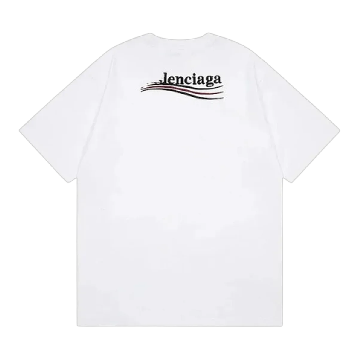 Balenciaga White Graphic T-Shirt