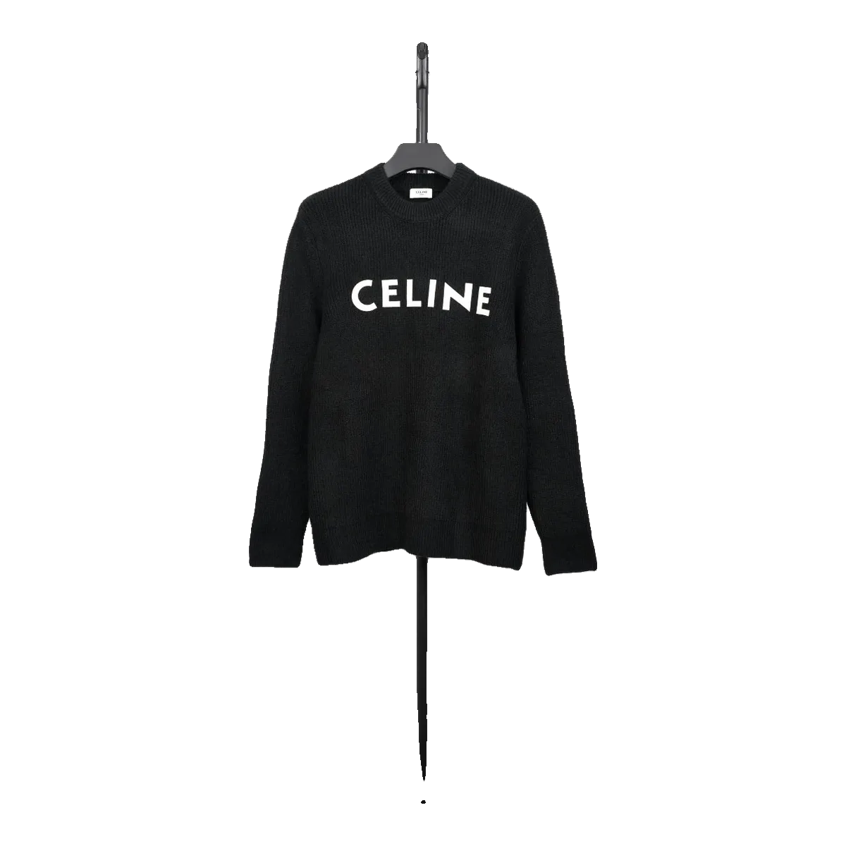 Celine Logo Sweatshirt Black