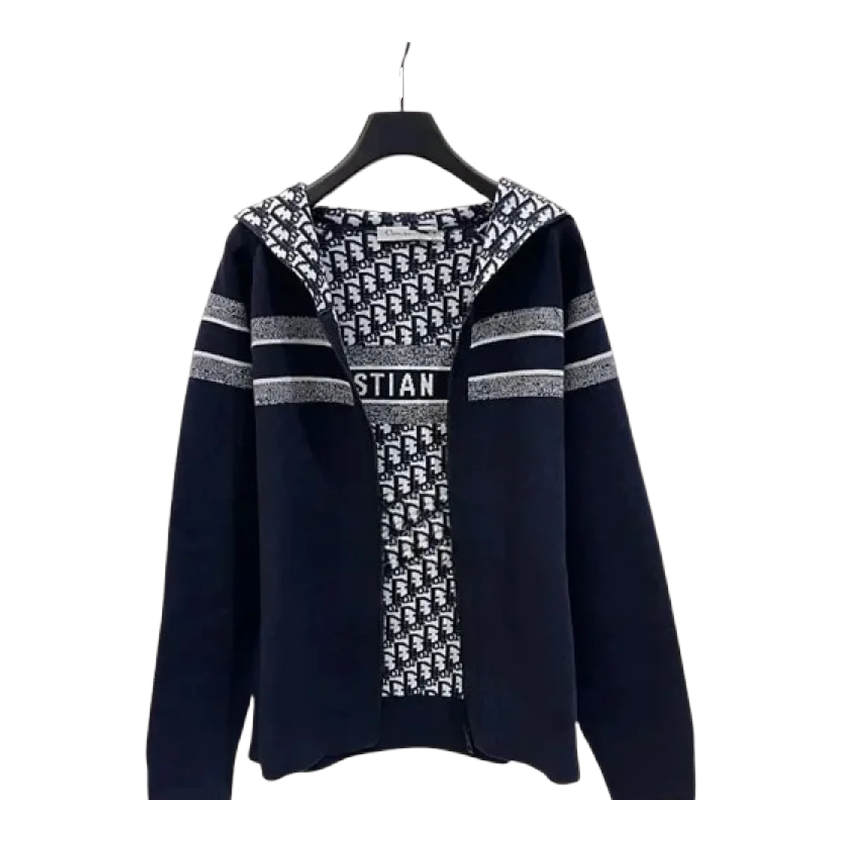 Dior Navy Monogram Hoodie