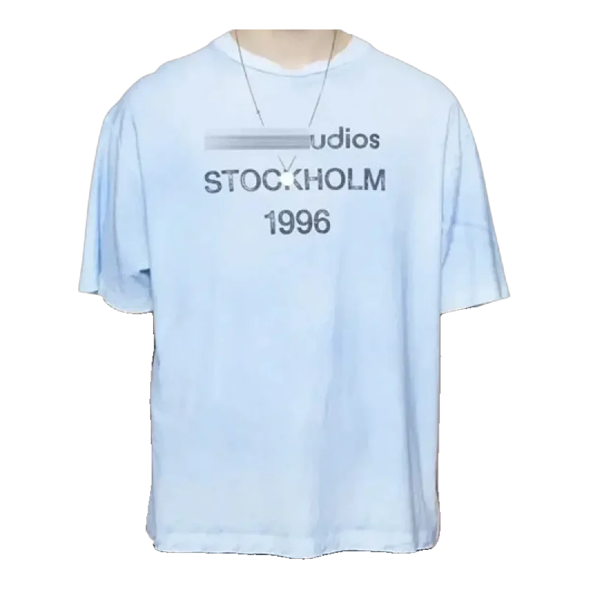 Acne Studios Light Blue Stockholm T-Shirt