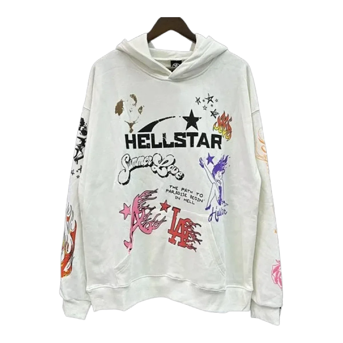 Hellstar Hoodie White