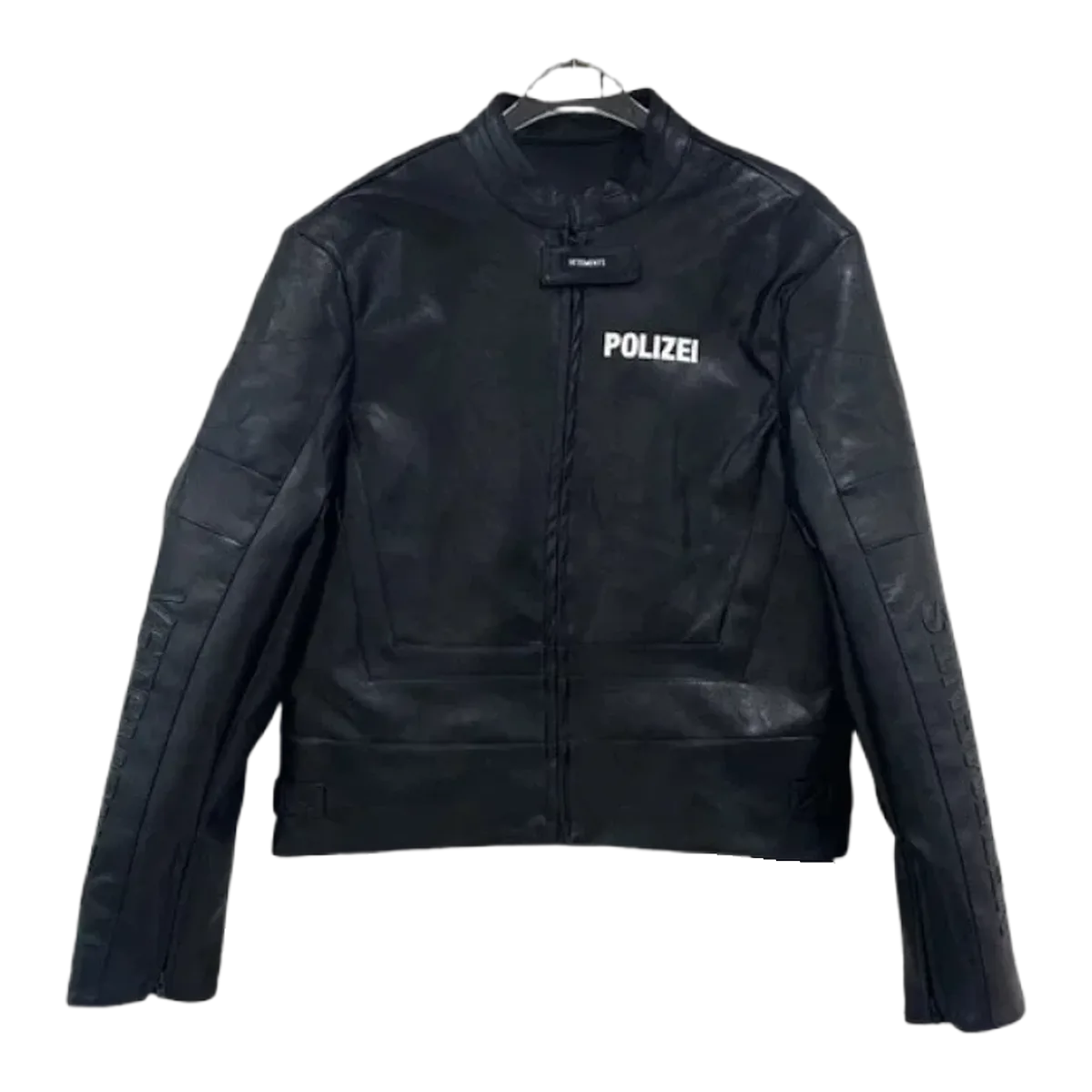 Vetements Polizei Leather Moto Jacket