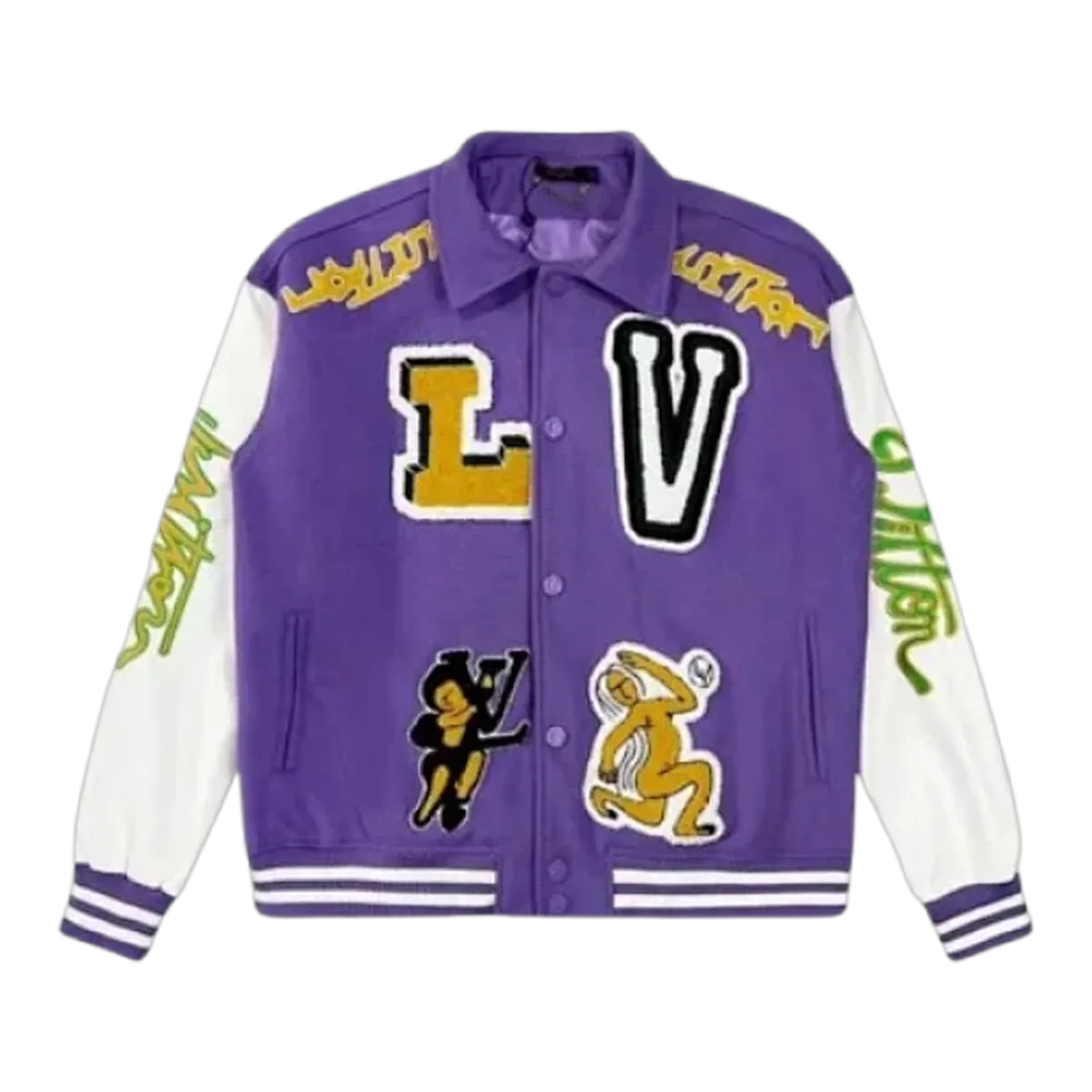 Louis Vuitton Purple LV Varsity Jacket