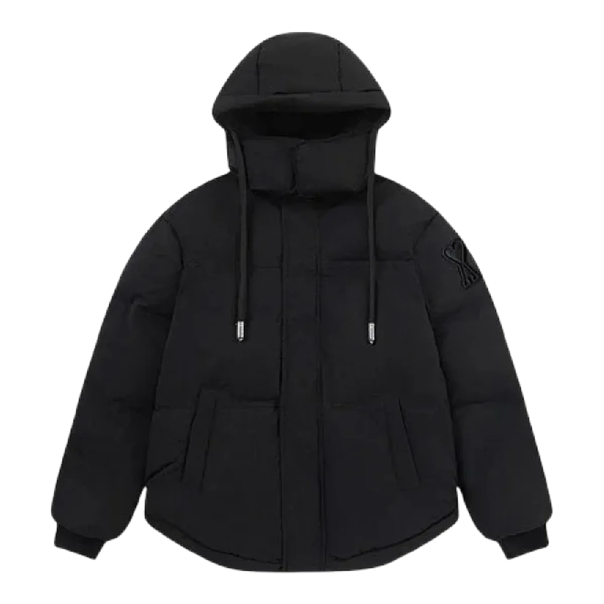 Ami Paris Black Puffer Jacket