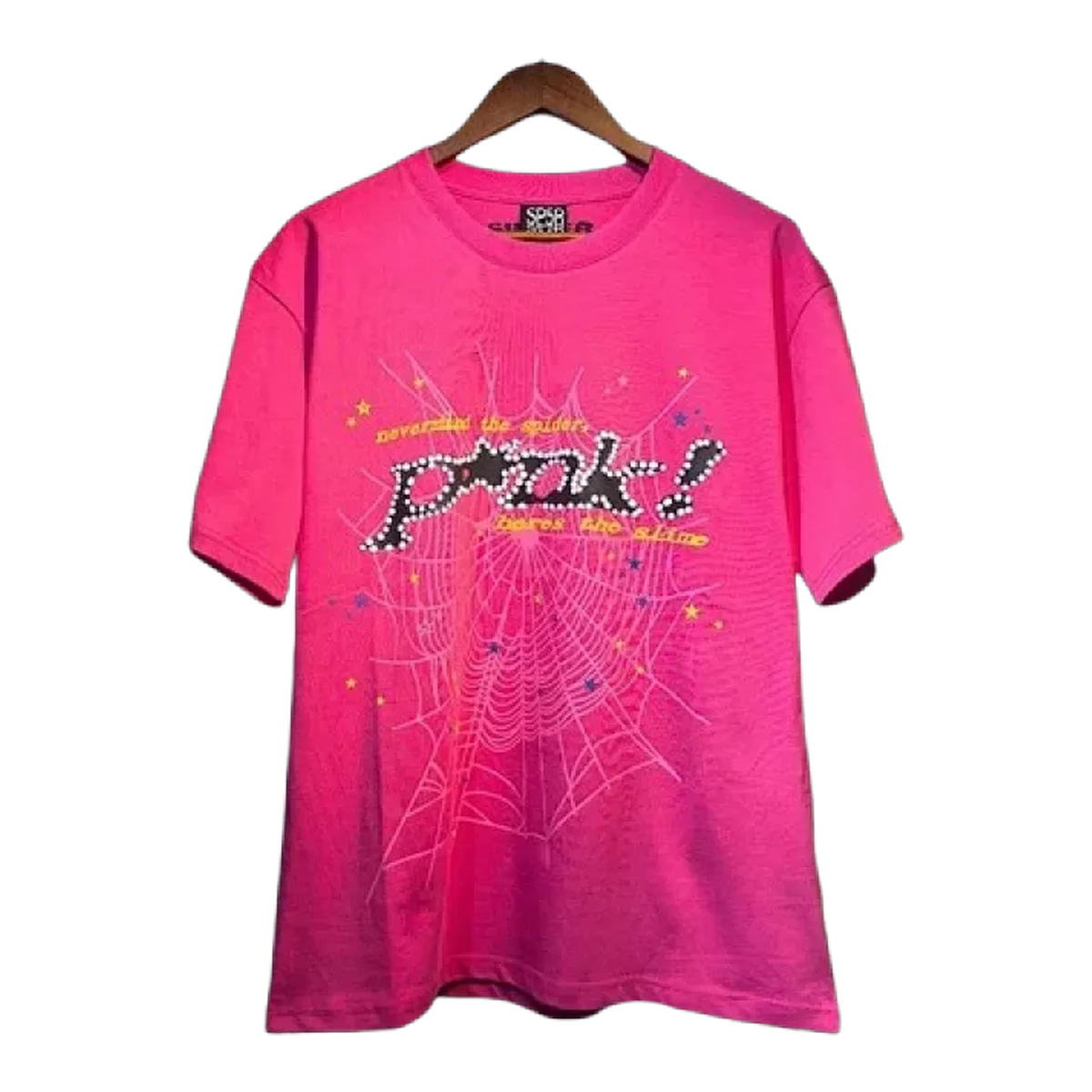 Sp5der T-Shirt Pink