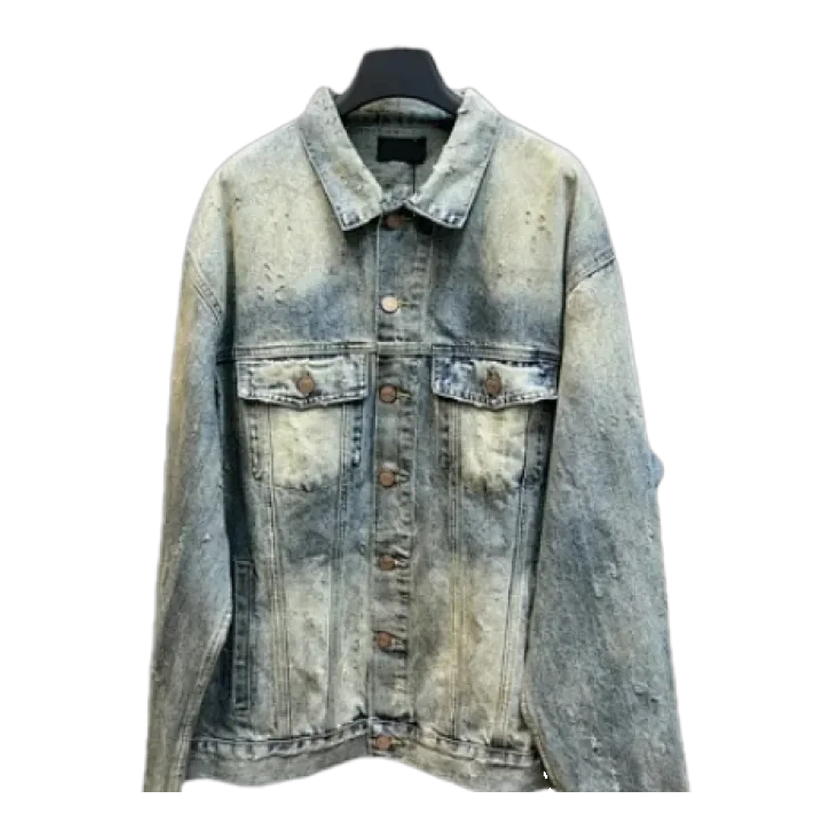 Balenciaga Distressed Denim Jacket