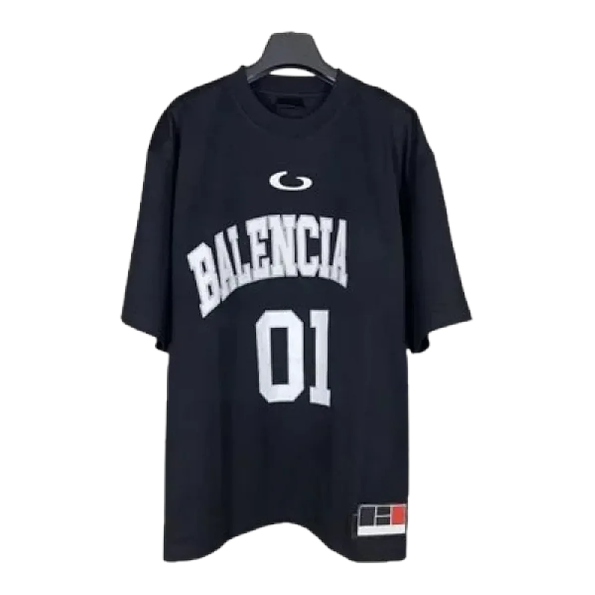 Balenciaga Jersey T-Shirt Navy