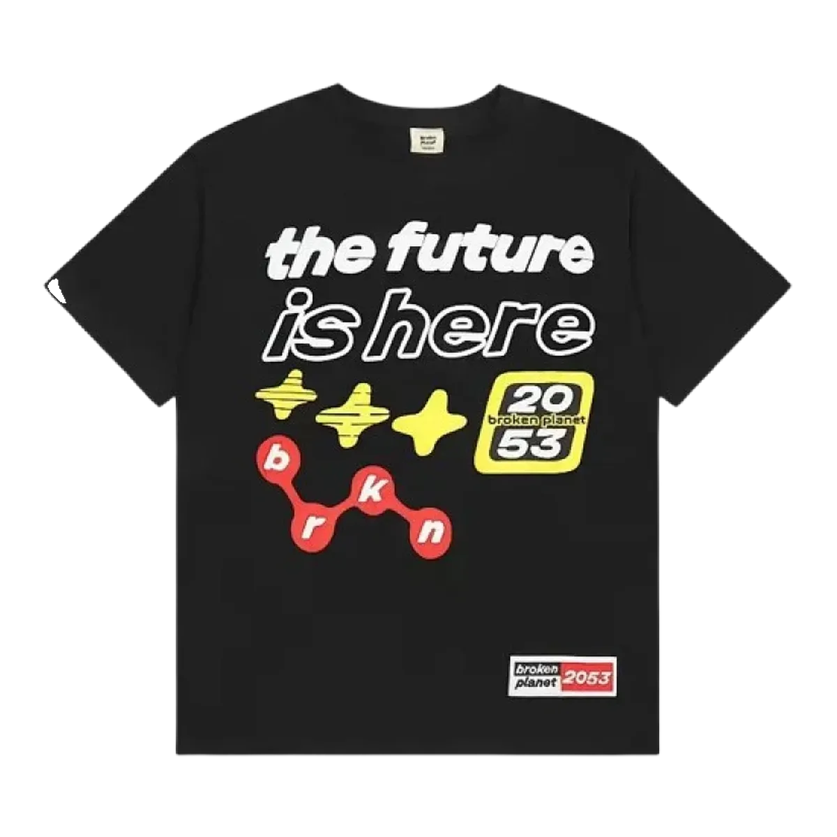 Broken Planet Graphic T-Shirt Black