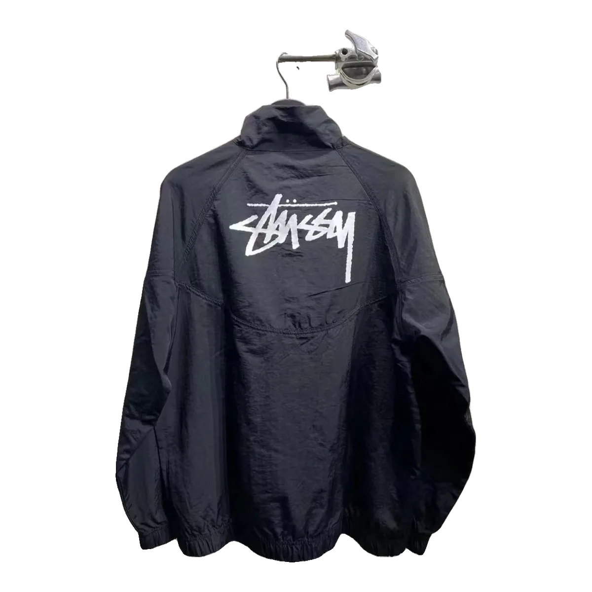 Stussy Navy Script Windbreaker