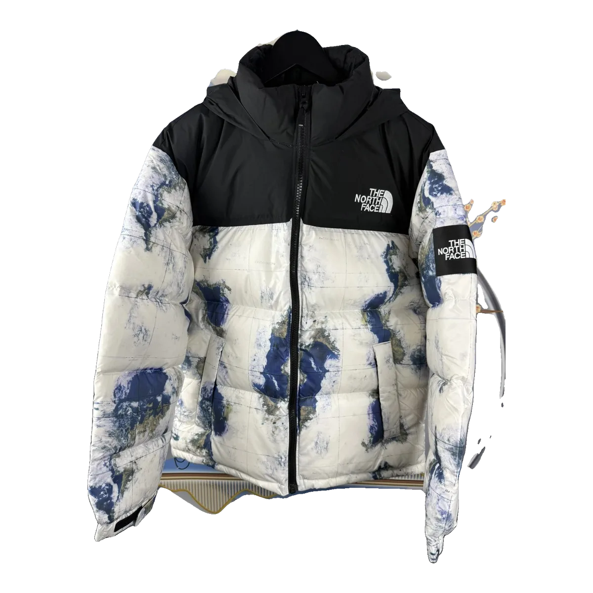 The North Face Tie-Dye Puffer White