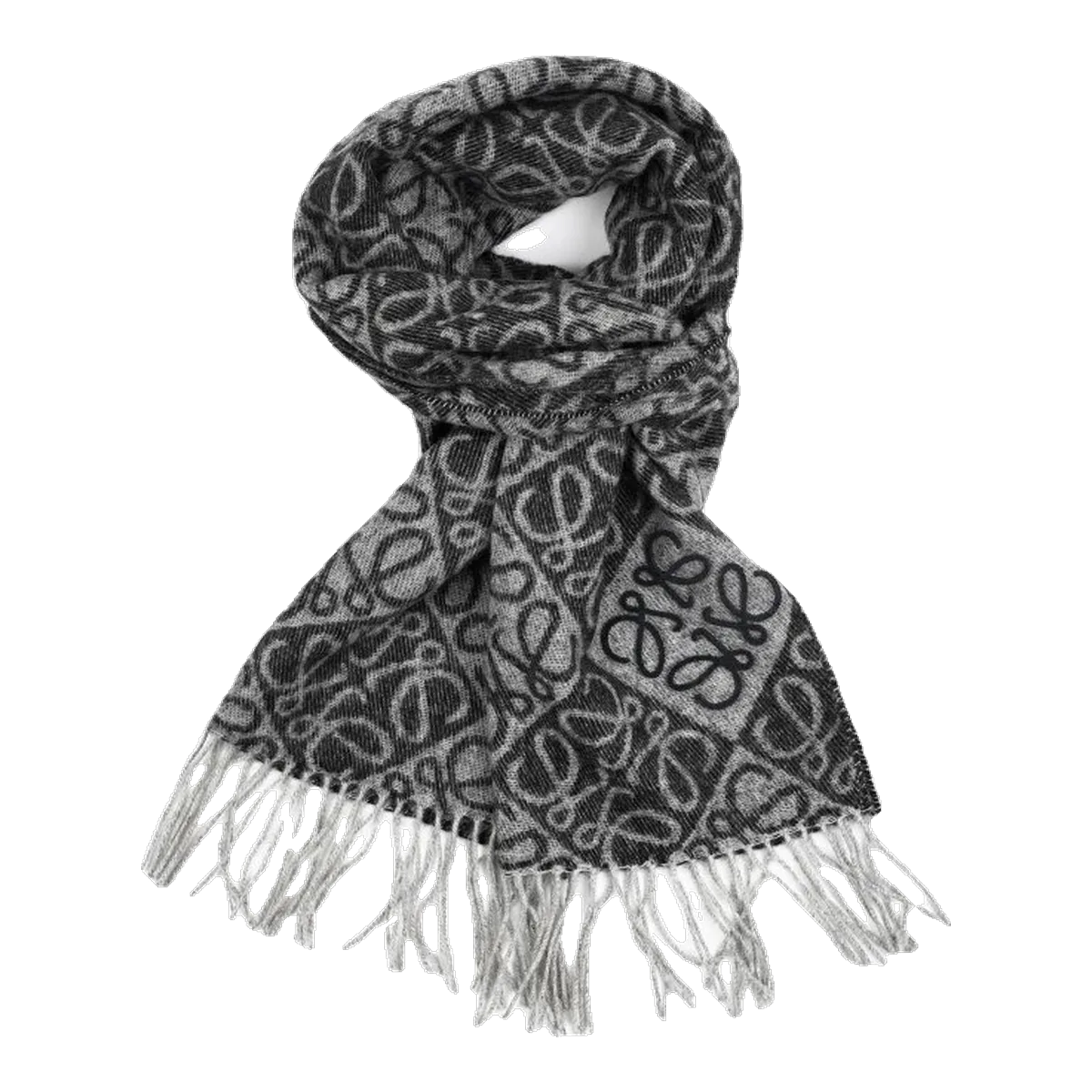 Loewe Anagram Scarf Grey