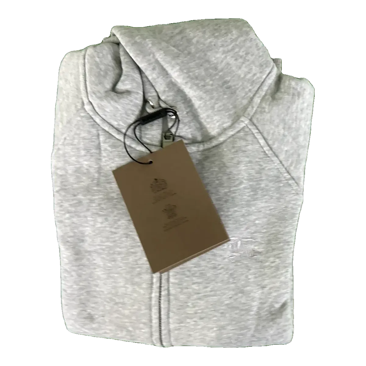 Burberry Fleece Hoodie Grey