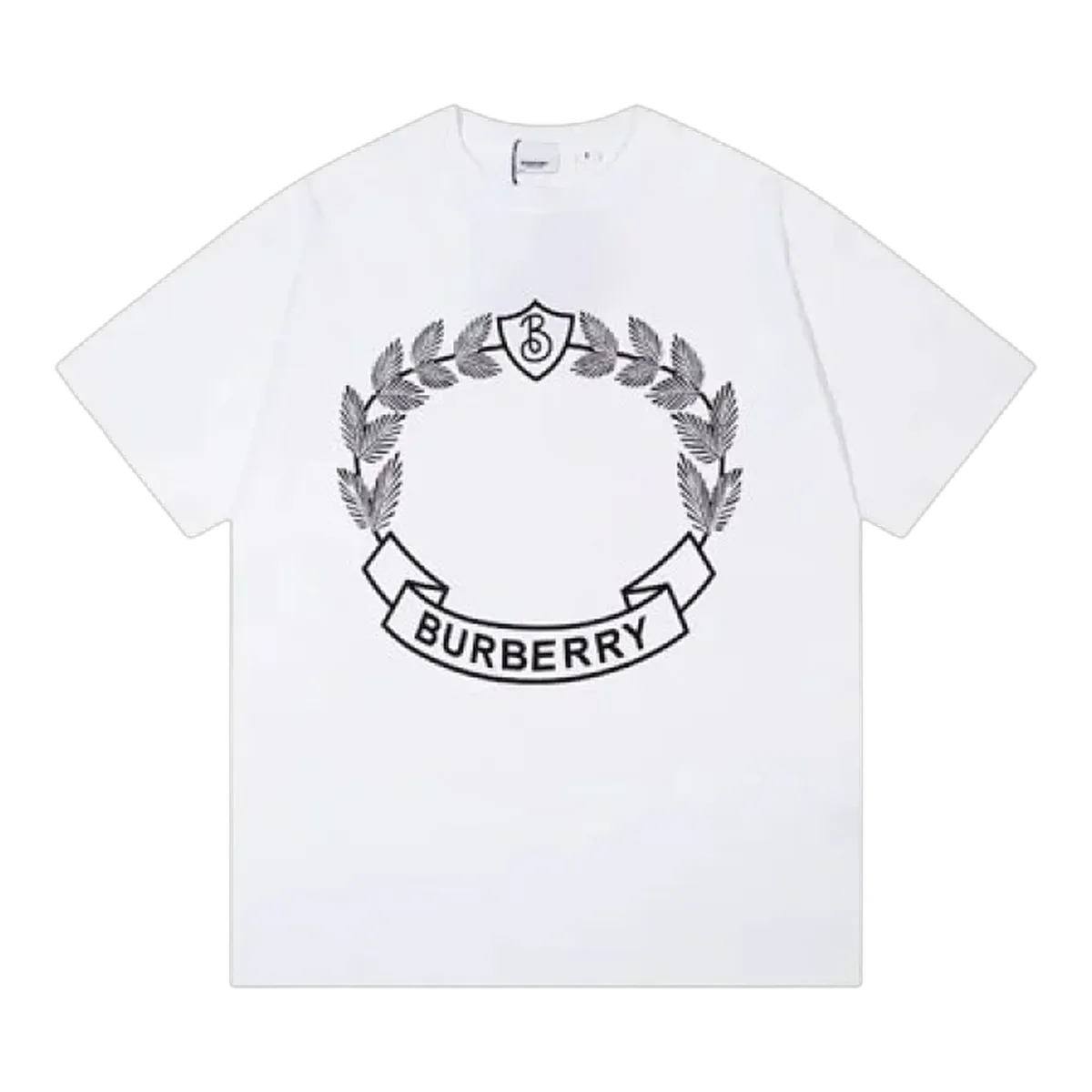 Essential White Burberry Crest T-Shirt