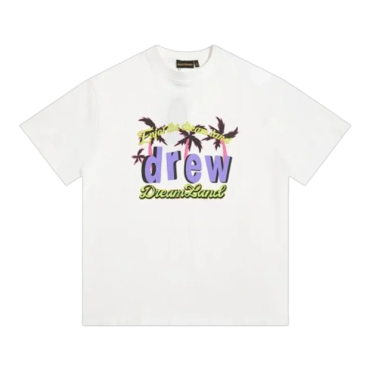 Essential White Drew Graphic T-Shirt