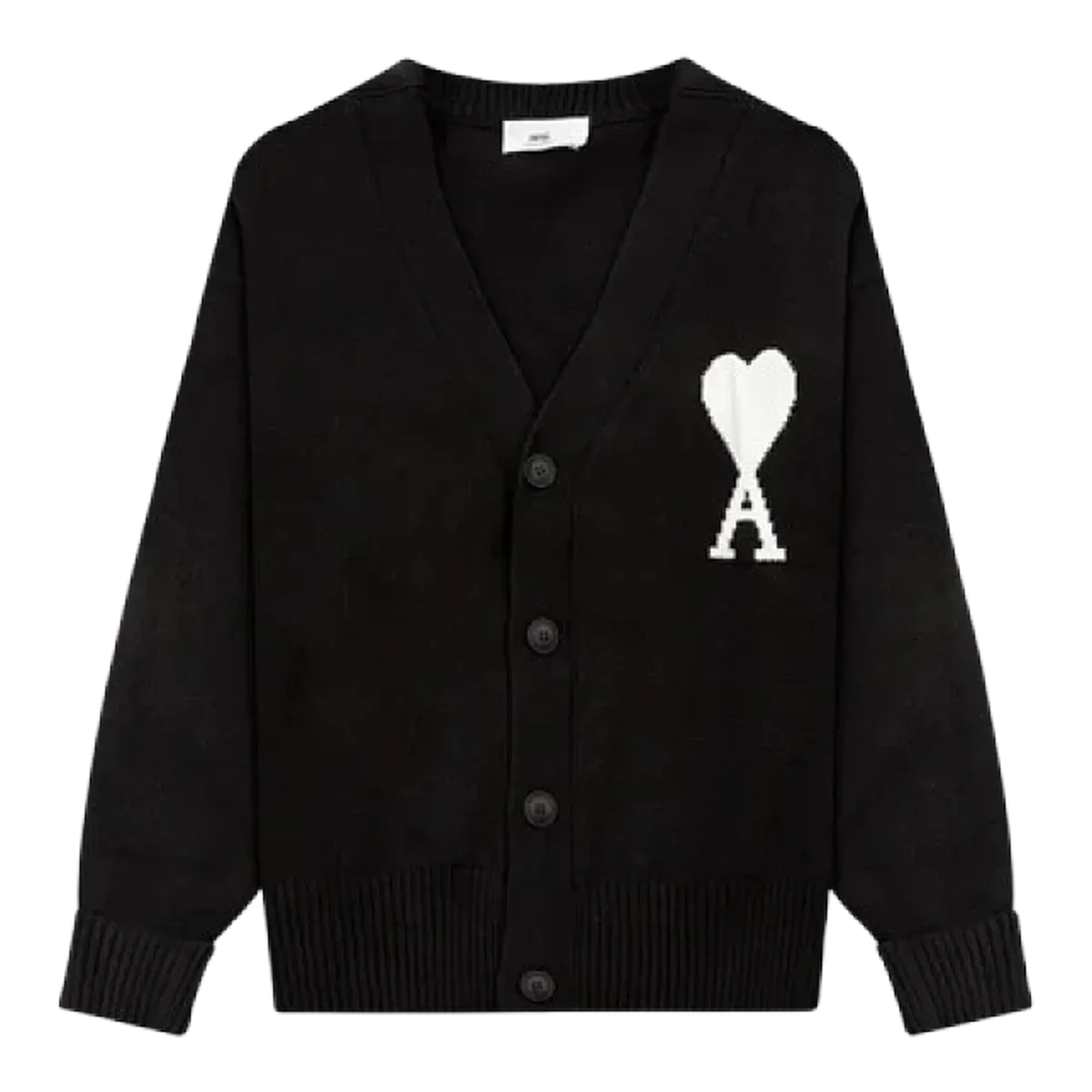 Ami Paris Black Heart Cardigan