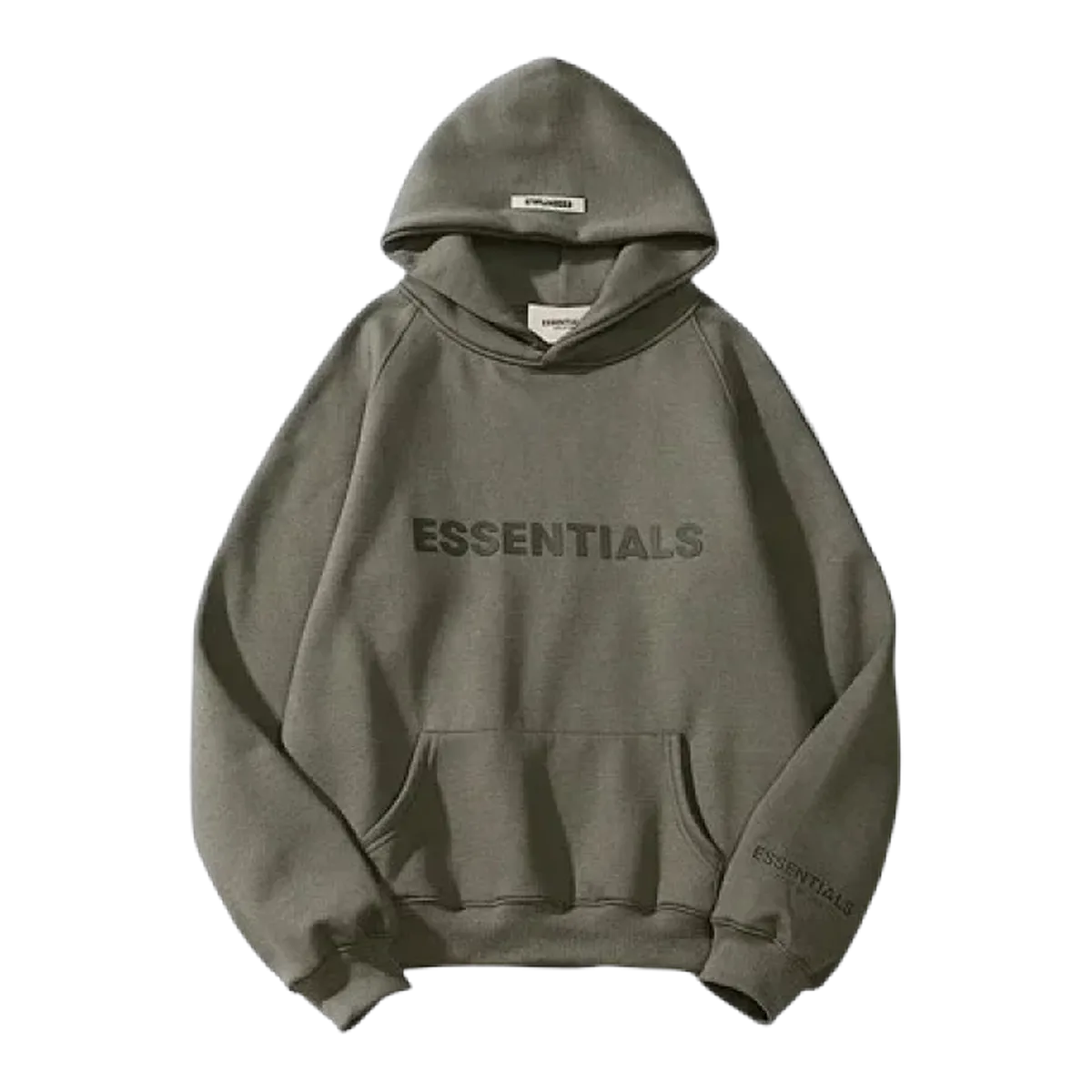 Fear of God Essentials Olive Hoodie