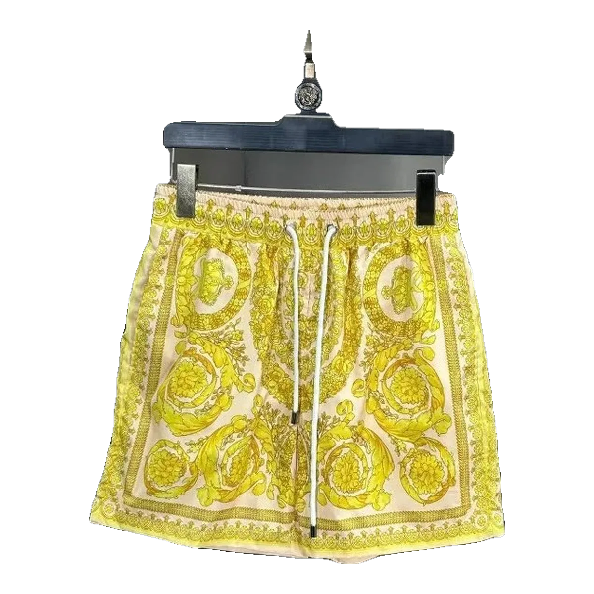 Versace Yellow Baroque Shorts