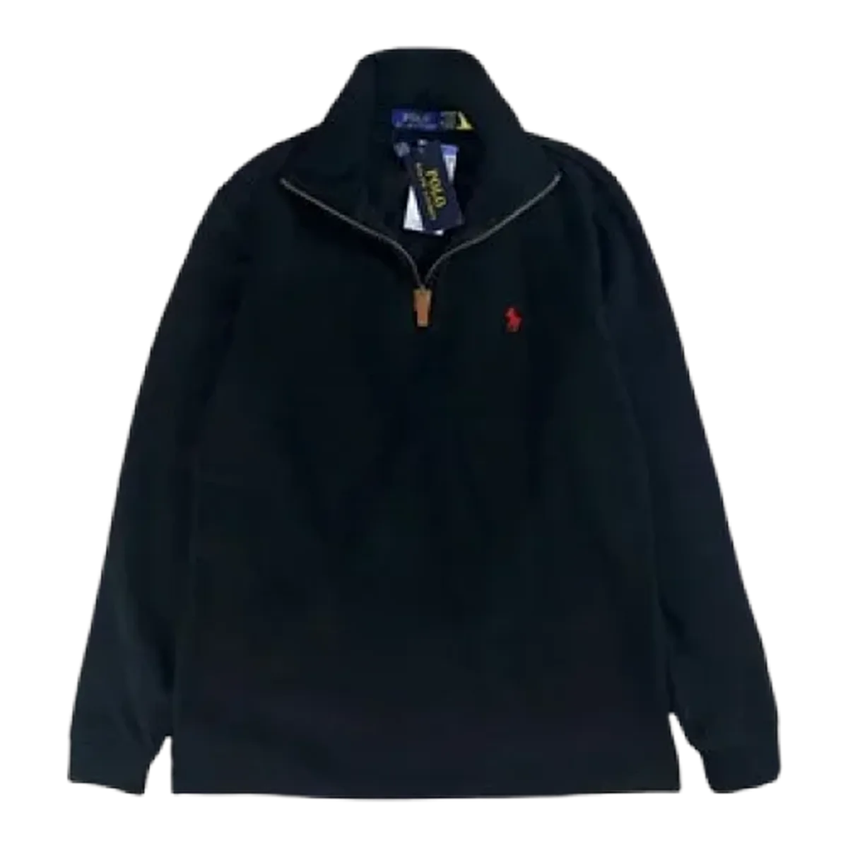 Ralph Lauren Navy Quarter-Zip Sweater