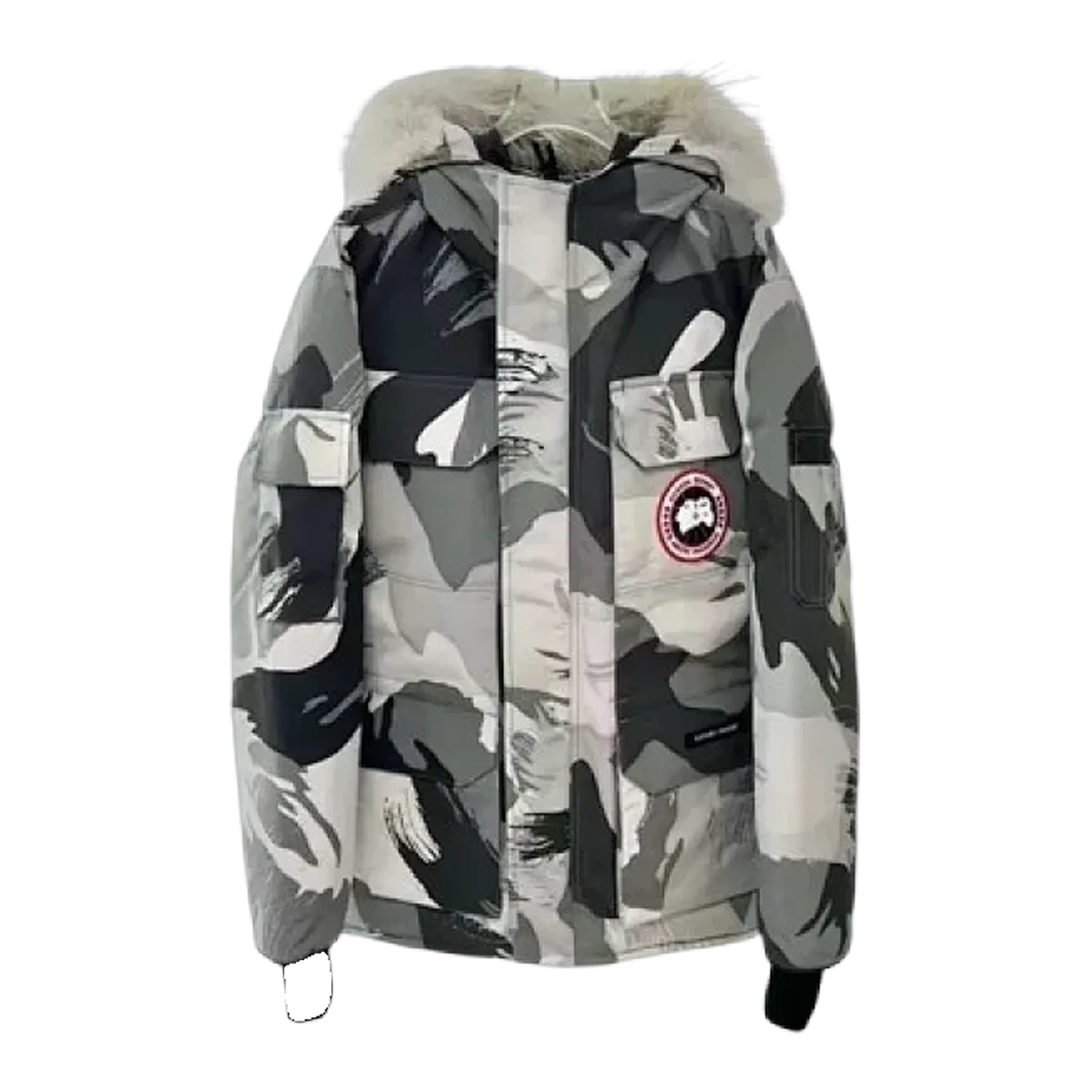 Canada Goose Grey Camo Puffer Jacket